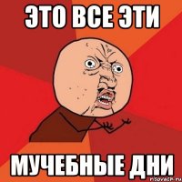 это все эти Мучебные дни