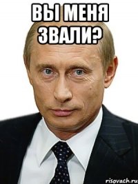 Вы меня звали? 