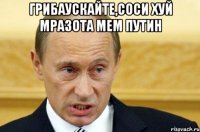 Грибаускайте,соси Хуй мразота Мем путин 