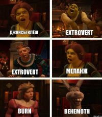 Джинсы Клёш Extrovert Burn Extrovert Меланж Behemoth