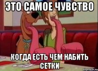 ЭТО САМОЕ ЧУВСТВО КОГДА ЕСТЬ ЧЕМ НАБИТЬ СЕТКИ