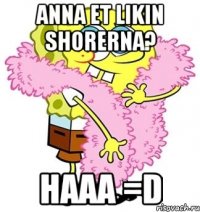 Anna et Likin shorerna? haaa =D