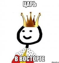 царь в восторге