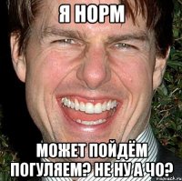 я норм может пойдём погуляем? не ну а чо?