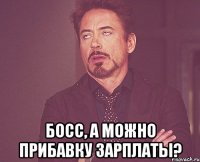  Босс, а можно прибавку зарплаты?