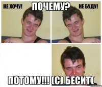 Почему? Потому!!! (С) Бесит(