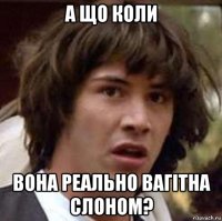 а що коли вона реально вагітна слоном?