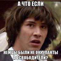 а что если немцы были не оккупанты а освободители?