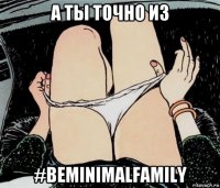 а ты точно из #beminimalfamily