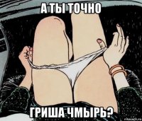 а ты точно гриша чмырь?