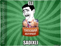 eli sadixli