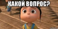 Какой вопрос? 