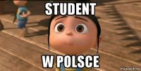 student w polsce