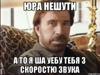 юра нешути а то я ша уебу тебя з скоростю звука