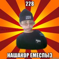 228 нашакор емеспыз