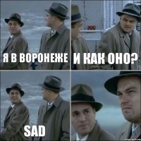 Я в Воронеже И как оно? sad 