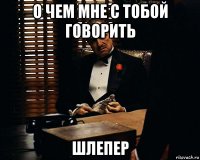 о чем мне с тобой говорить шлепер