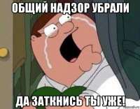 общий надзор убрали да заткнись ты уже!