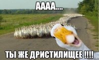 Аааа.... Ты же дристилищее !!!!