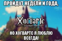 пройдут недели и года, но хогвартс я люблю всегда!