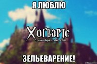 я люблю зельеварение!