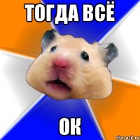 ТОГДА ВСЁ ОК