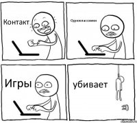 Контакт Одноклассники Игры убивает