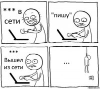 *** в сети "пишу" *** Вышел из сети ...