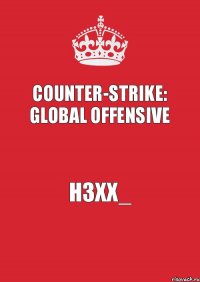 Counter-Strike: Global Offensive h3xX_