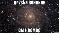 ДРУЗЬЯ КОННИКИ ВЫ КОСМОС