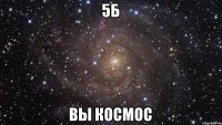 5Б Вы космос