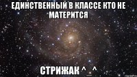 единственный в классе кто не матерится стрижак ^_^