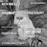 Ната уже едет... мышь вернется одеялко отберет с стульчика сгонет мыши собственники вернутся мызыку выключат ужас кошмар Чешите меня 