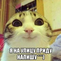  я на улицу приду напишу ***)