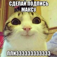 сделай подпись максу плизззззззззззз