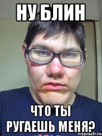 ну блин что ты ругаешь меня?