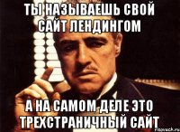 ты называешь свой сайт лендингом а на самом деле это трехстраничный сайт