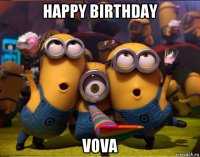 happy birthday vova
