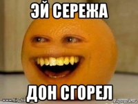 эй сережа дон сгорел