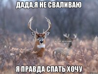 Дада,я не сваливаю я правда спать хочу