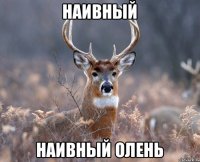 наивный наивный олень