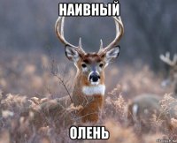 наивный олень