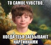 то самое чувство, когда тебя заебывают картинками