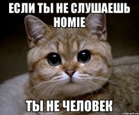 Если ты не слушаешь Homie Ты не человек