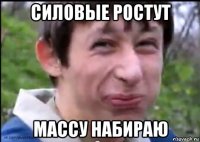 силовые ростут массу набираю