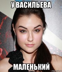 у васильева маленький