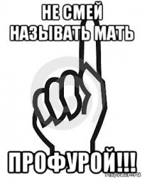 не смей называть мать профурой!!!