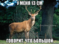 у меня 13 см говорит, что большой
