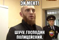 эй мент! шучу, господин полицейский.