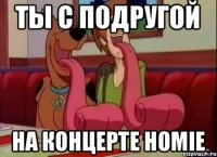 Ты с подругой На концерте Homie